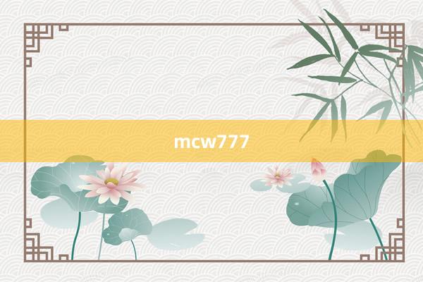 mcw777