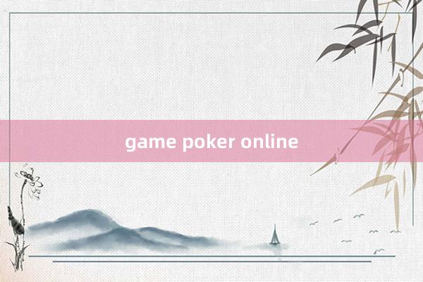 game poker online